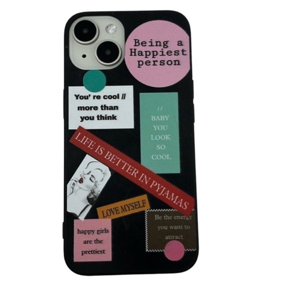 Forever Iconic: Marilyn Monroe Quote Phone Case for iPhone 13 + iPhone 14 - Picture 2 of 2
